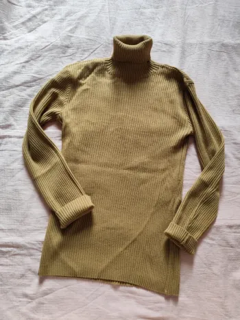 Joli pull col roulé Camel automne taille S