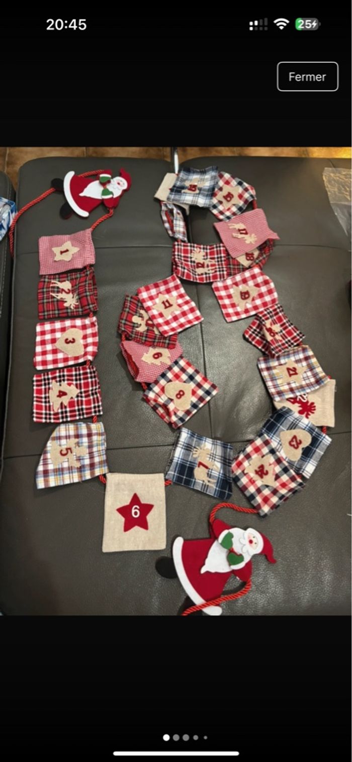 Guirlande calendrier de l’avent à remplir - photo numéro 5