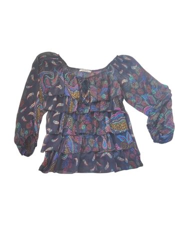 Blouse imprimée taille unique