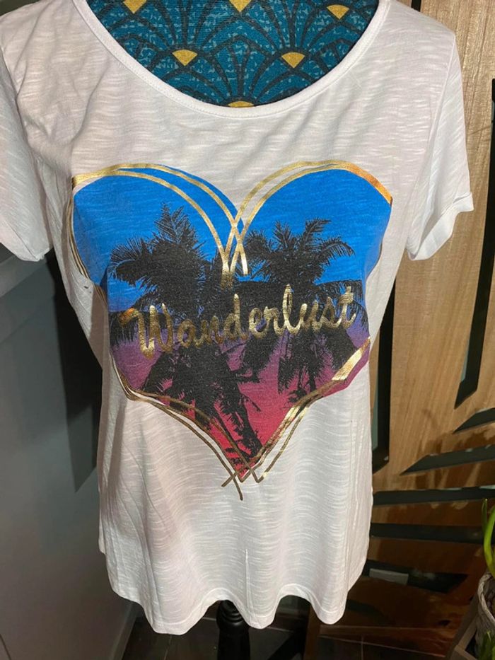 T-shirt grande taille 46/48 Réf Fe 110 - photo numéro 2