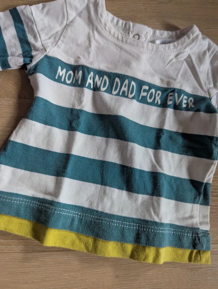 T-shirt manche longue Kitchoun 3 mois - photo numéro 2