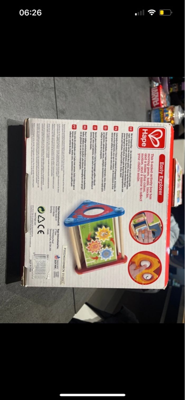 Boite d'activités à 5 faces - Hape - photo numéro 5