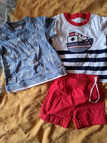 Ensemble été bébé garçon 6 mois