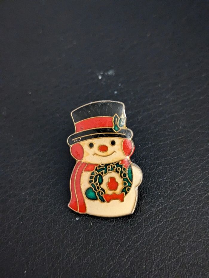 Pin's Bonhomme de neige Noël