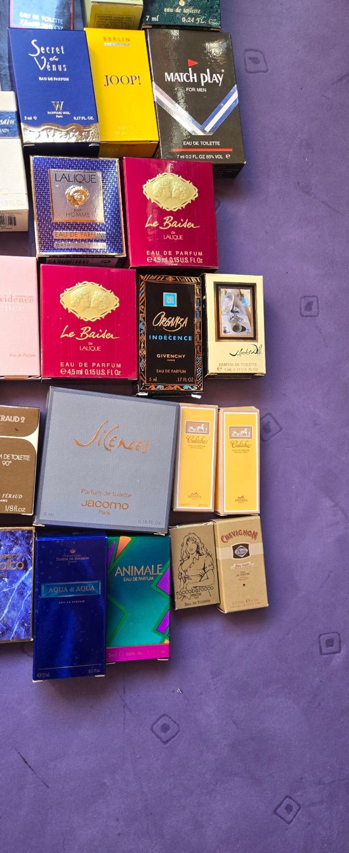 Boîtes vides miniatures de parfum 1e piece - photo numéro 4