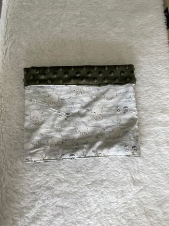 Snoods kaki ourson polaire