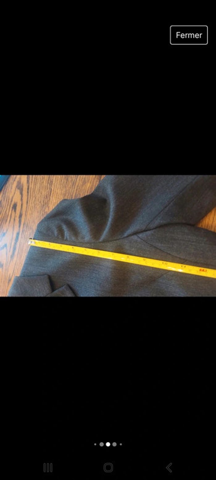 Blazer gris Mayerline fr 38 comme neuf - photo numéro 9