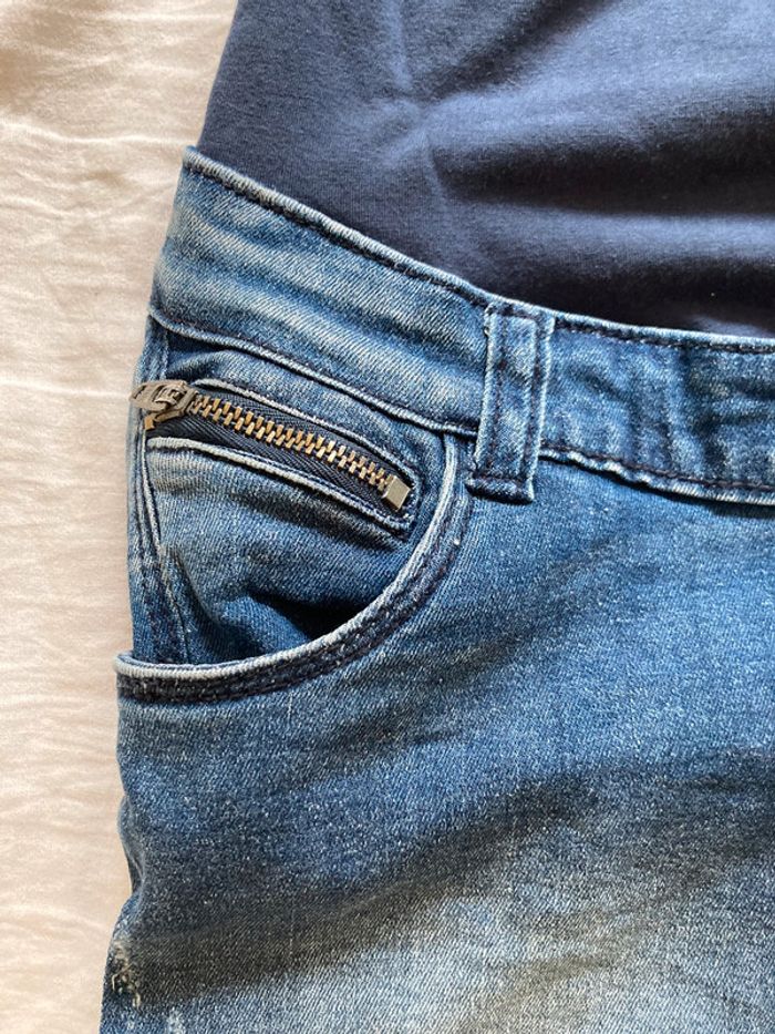Jupe premaman effet usé taille 36 - photo numéro 4