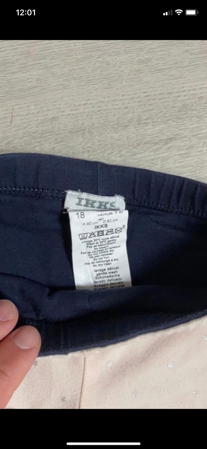 Legging ikks réversible 18 mois - photo numéro 2
