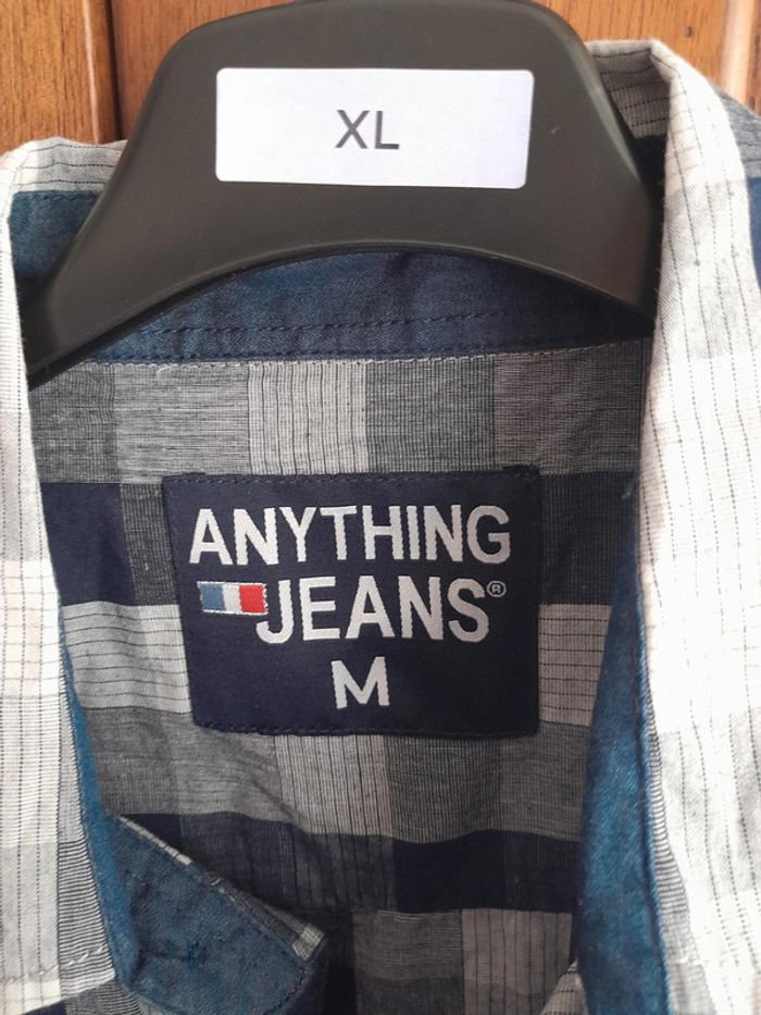 Chemise homme effet jeans - photo numéro 3