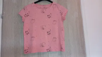Tee-shirt rose kiabi 10ans