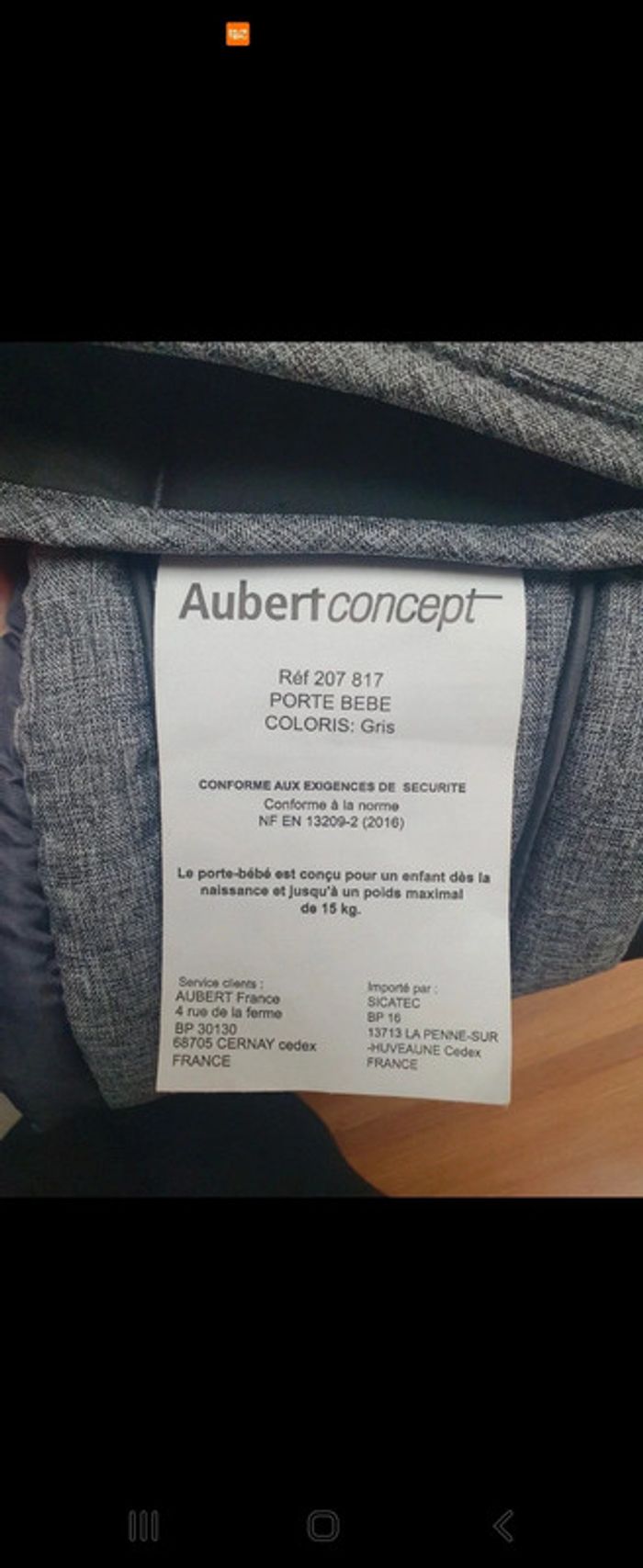 Porte bebe - photo numéro 2