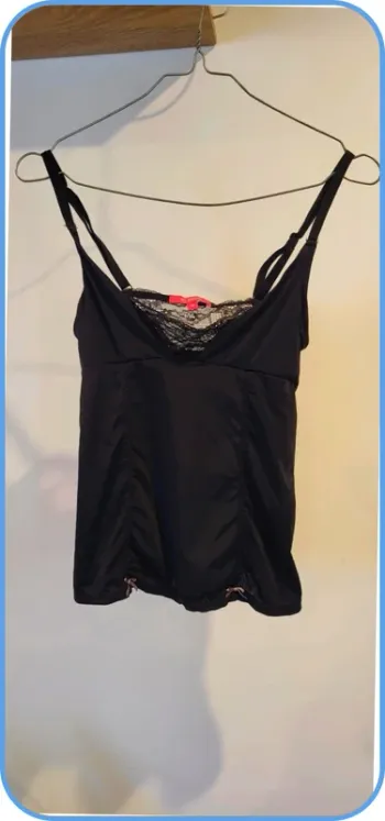 Débardeur de pyjama - Marque No Excuse - Noir - Femme - Taille M