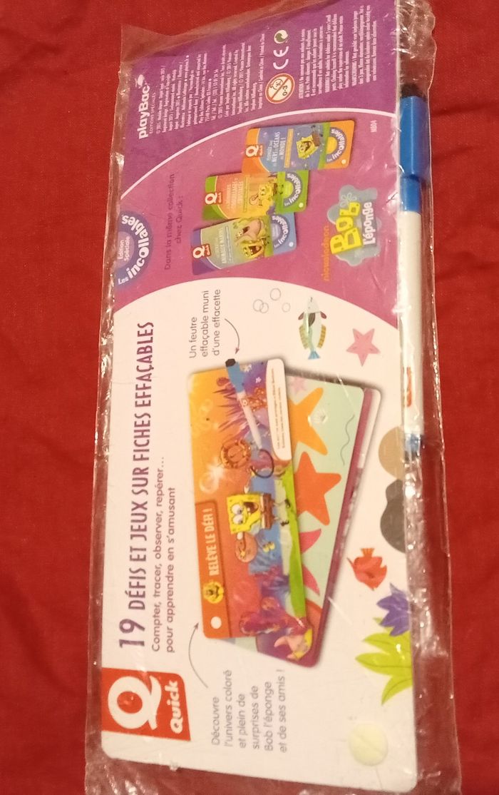 Jeu "les incollables " Bob l'éponge - photo numéro 3