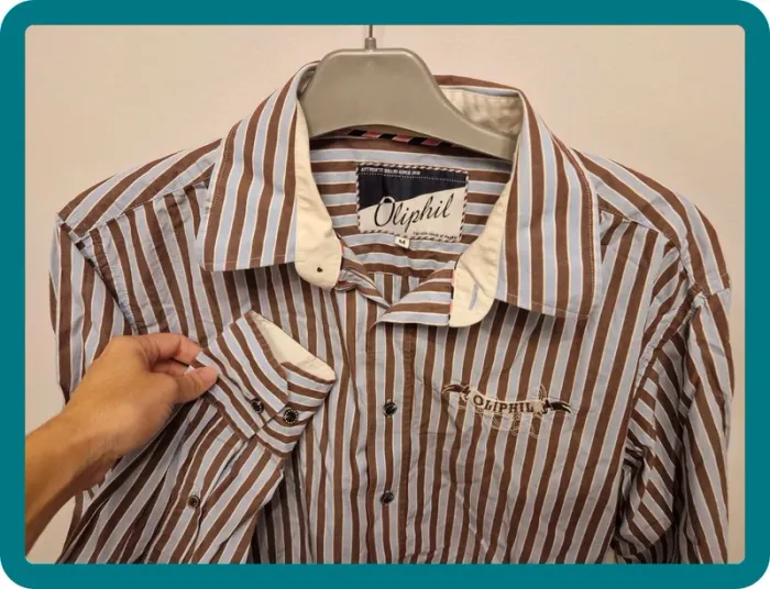 Chemise à rayures homme - photo numéro 2