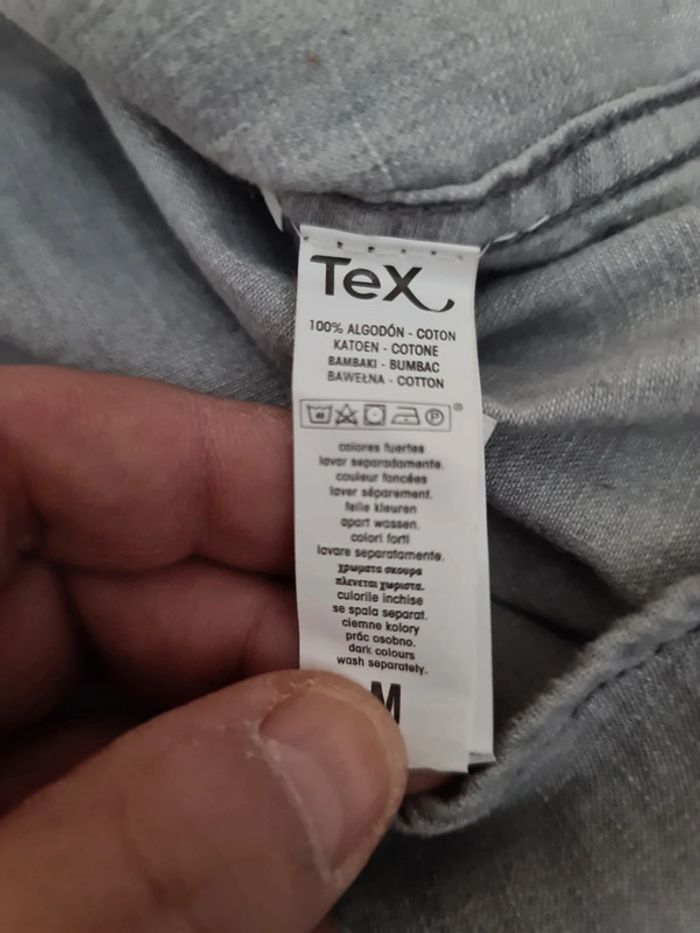 Veste chemise légère imitation jean taille M - photo numéro 15