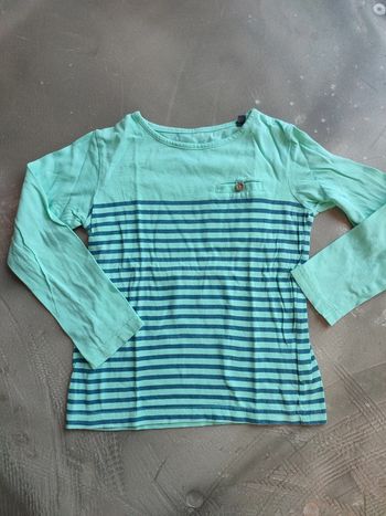 T-shirt manches longues même pas peur 6 ans