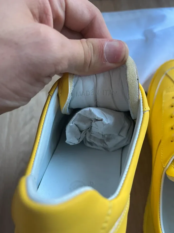 Sneakers Maison Martin Margiela MM6 Jaune Taille 36 - photo numéro 6