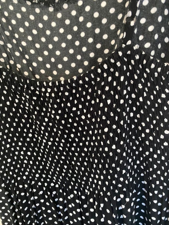 Robe à pois Noir Taille S - photo numéro 4