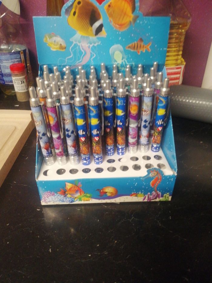 Lot stylos animaux marins - photo numéro 6