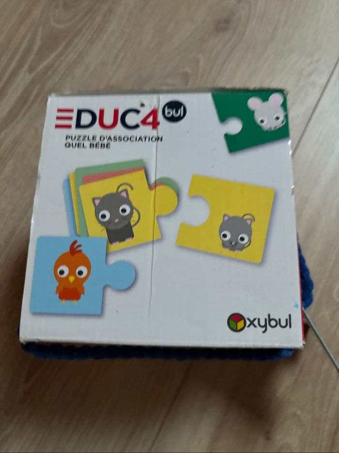 Jeu puzzle 2 pièces - association - photo numéro 2