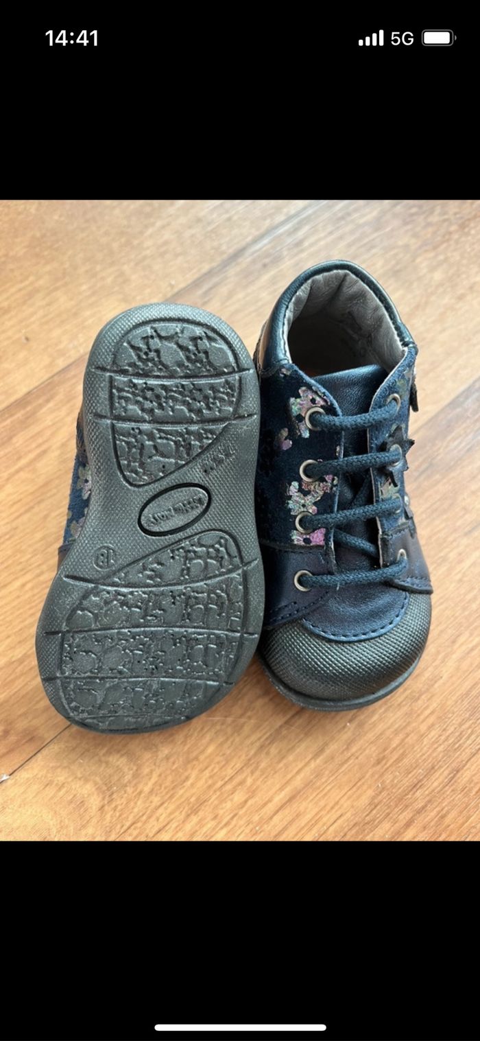 Chaussures cuir bébé fille - photo numéro 3