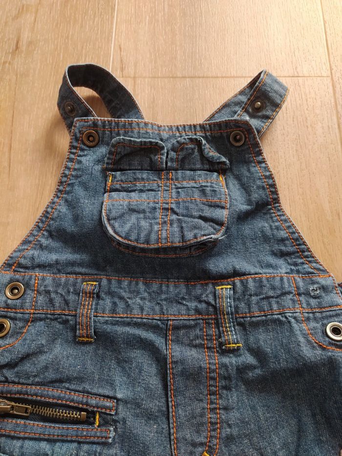 Salopette jeans Grain de blé 18M - photo numéro 2