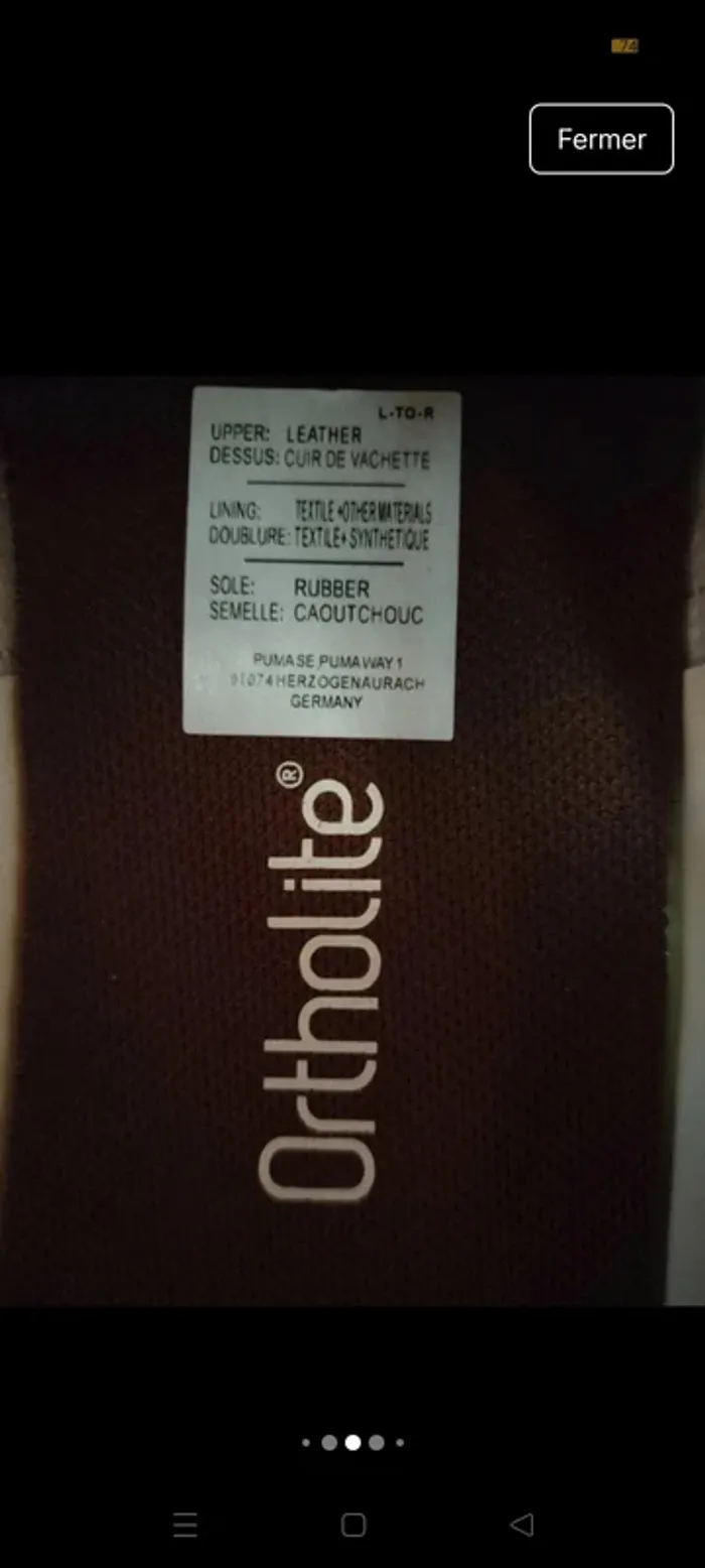 Modèle rare - baskets Puma Palermo chics couleur marron neuves - photo numéro 5
