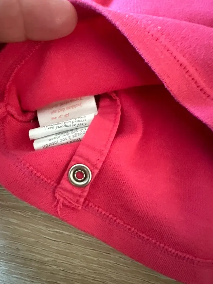 T-shirt manches longues rose - photo numéro 5