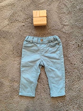 Pantalon bleu 12 mois
