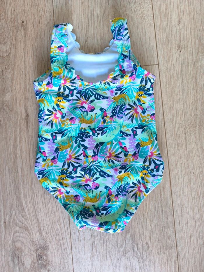Maillot de bain une pièce bébé fille Gemo Tropical exotique - 24 mois - photo numéro 2