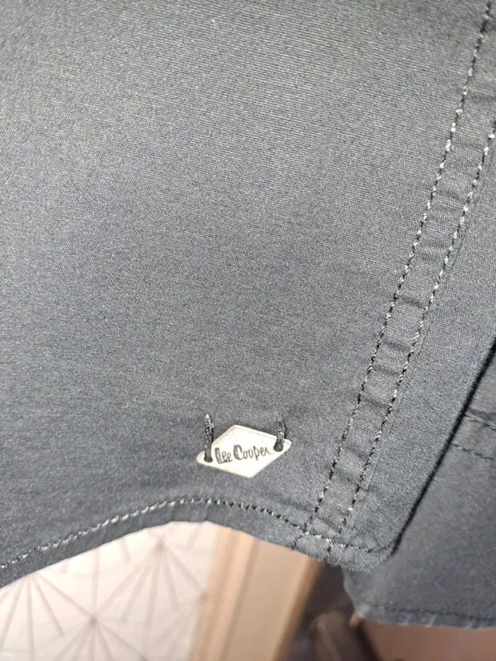 Chemise homme noire slim fit Lee Cooper L comme neuve - photo numéro 6
