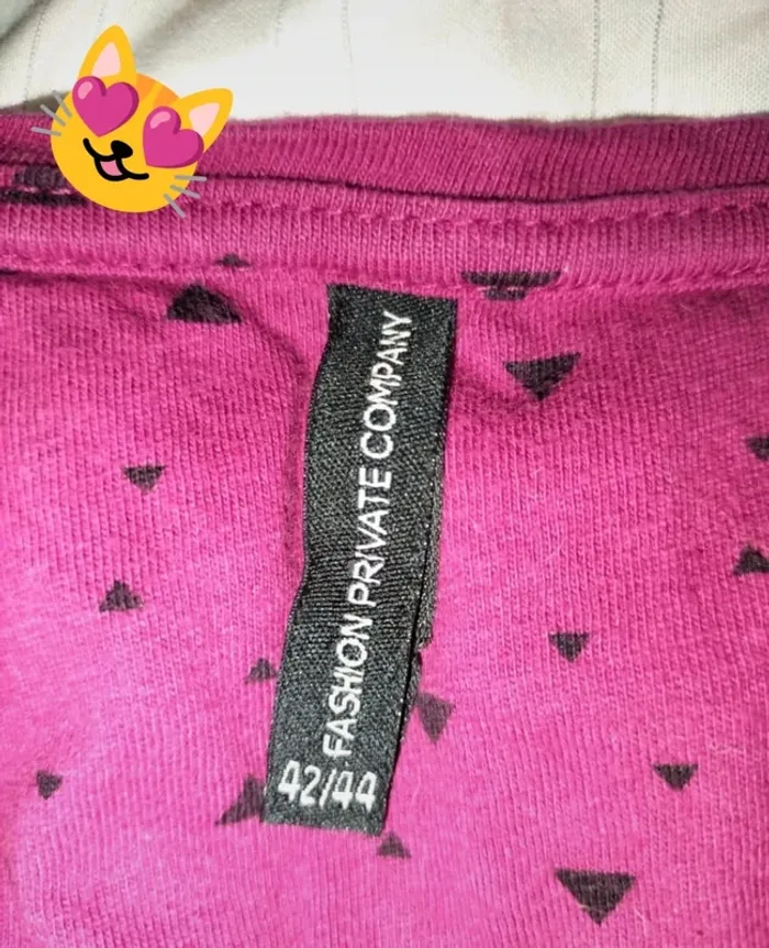 Pyjama 2 pièces bordeau fashion private company 42/44 - photo numéro 2