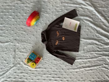 sous pull col roulé impression devant gris 2 ans tape à l'oeil