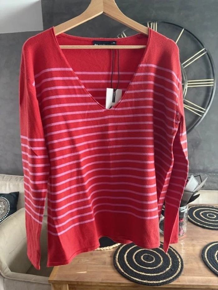 Hublot pull léger femme taille M oversize neuf