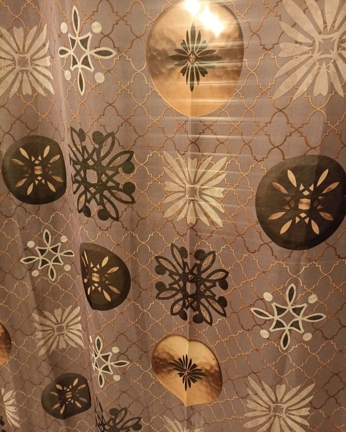 Paire de rideaux style ethnique - photo numéro 3