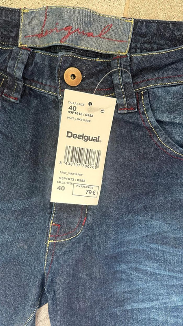 neuf étiqueté 🤩 sublime jean Desigual 40 une véritable pépite - photo numéro 10