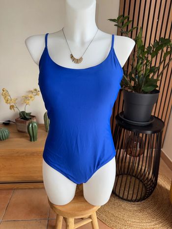 Maillot de bain bleu 1 pièce