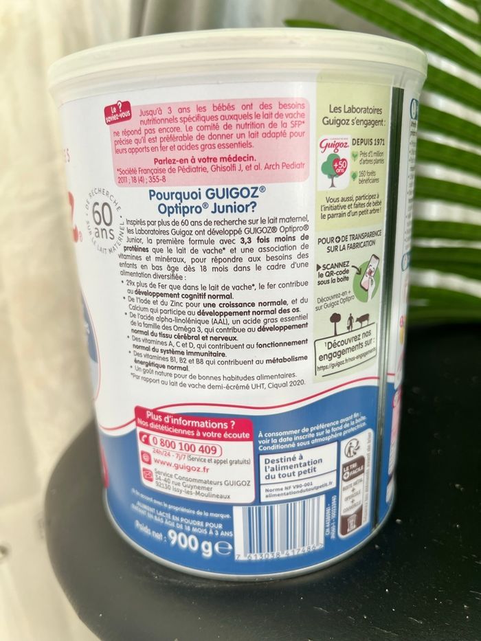 Lait Guigoz Optipro 4 ( 4 boîtes disponibles) - photo numéro 2