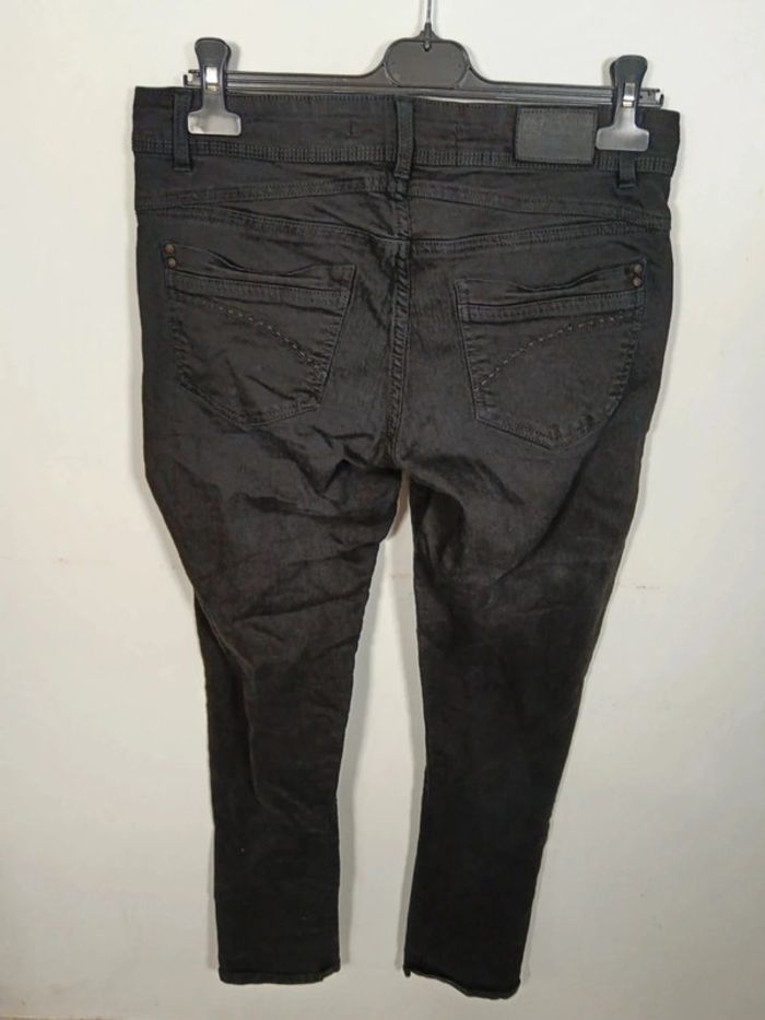 C17 jeans noir cache cache 40 - photo numéro 2