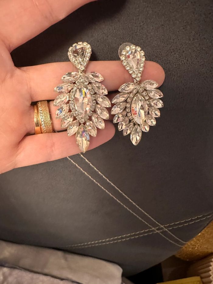 Boucle d’oreille soirée mariage