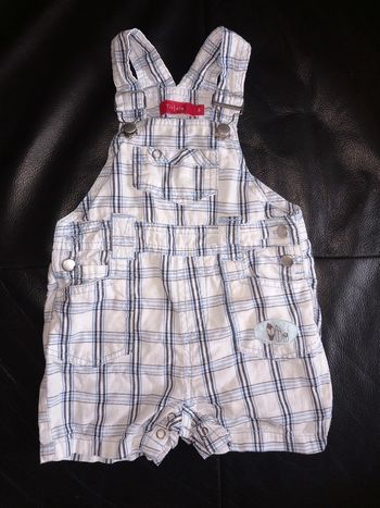 Salopette short 9 mois TBE