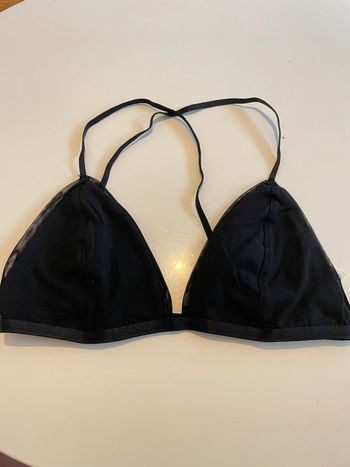 Brassière  noire neuve taille S en coton