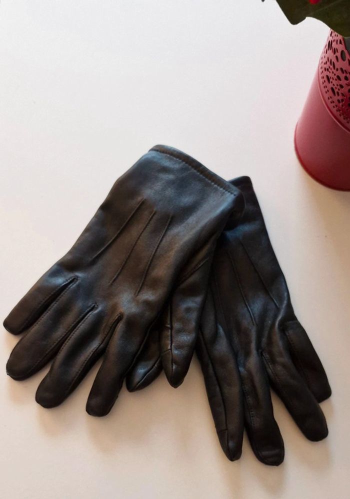 💙 Gant cuir pour homme taille M/L
