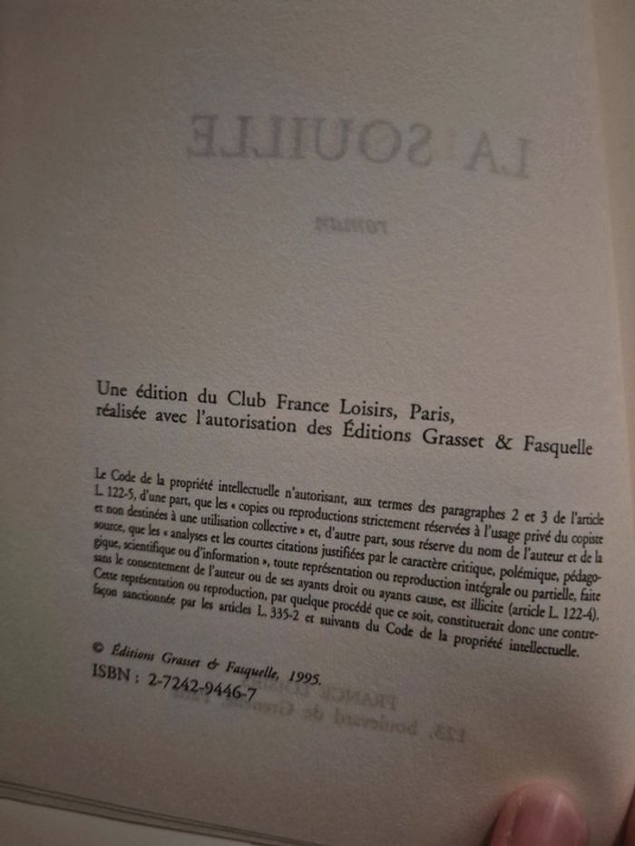 Livre la souille - photo numéro 3