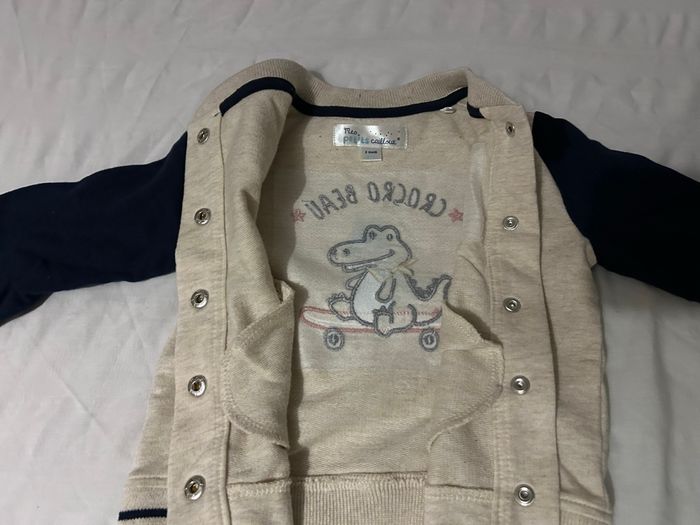 Veste style Teddy, taille 6 mois - photo numéro 3