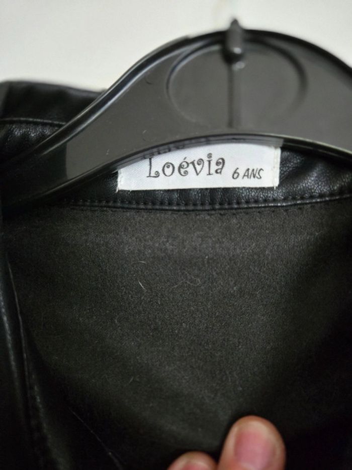 Robe simili cuir manche courte - photo numéro 3