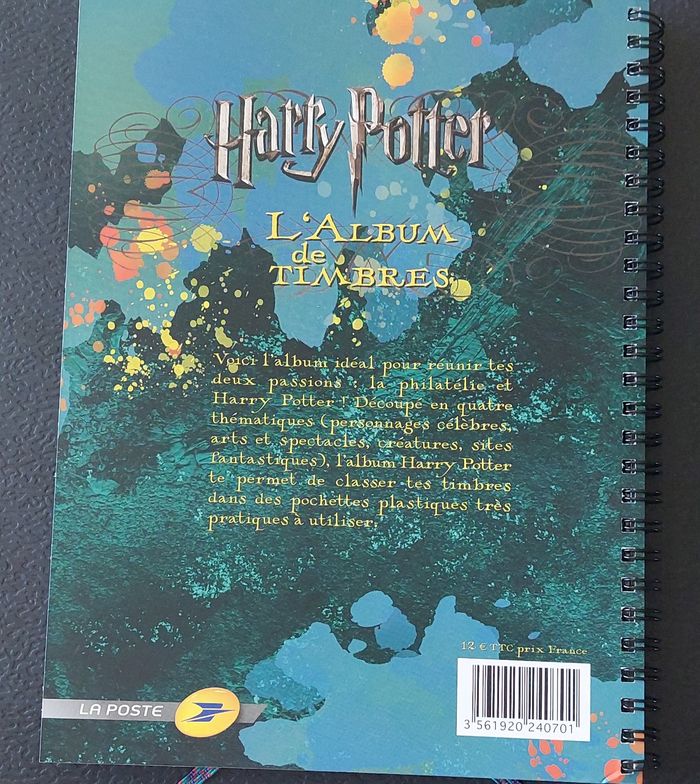 Album de timbres Harry Potter + timbres - photo numéro 4