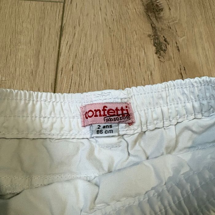 Short blanc fille Confetti 2 ans 86 cm - photo numéro 4