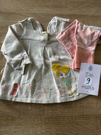 Ensemble fée clochette DISNEY t.9m